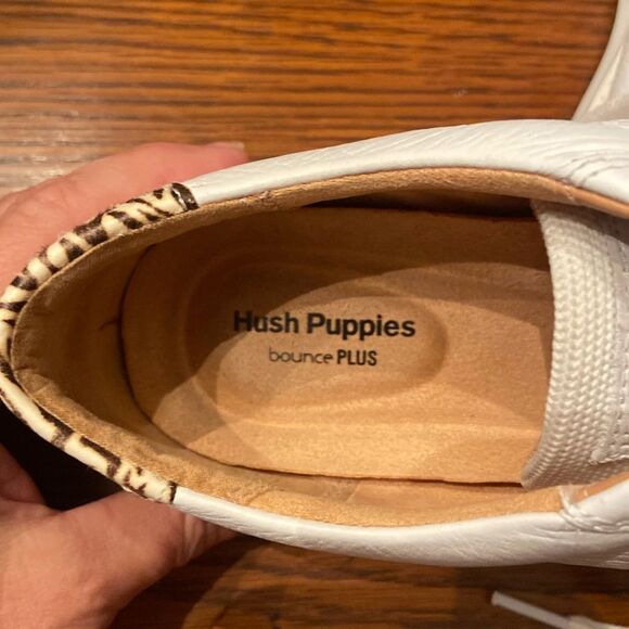 Hush puppies, sneaker, bounce plus, size 7 1/2, animal print at toe and at back - Picture 4 of 9